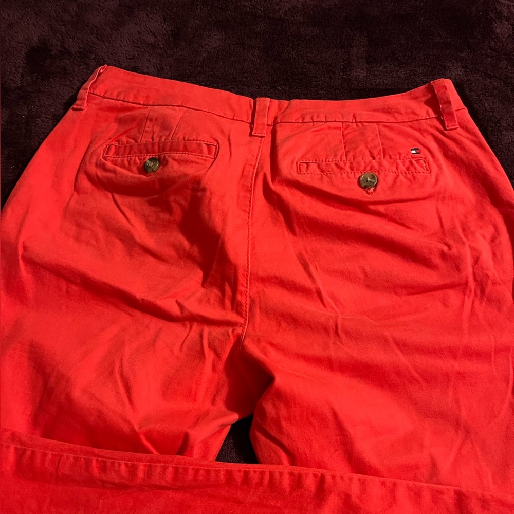 Tommy Hilfiger size 6 red chinos
